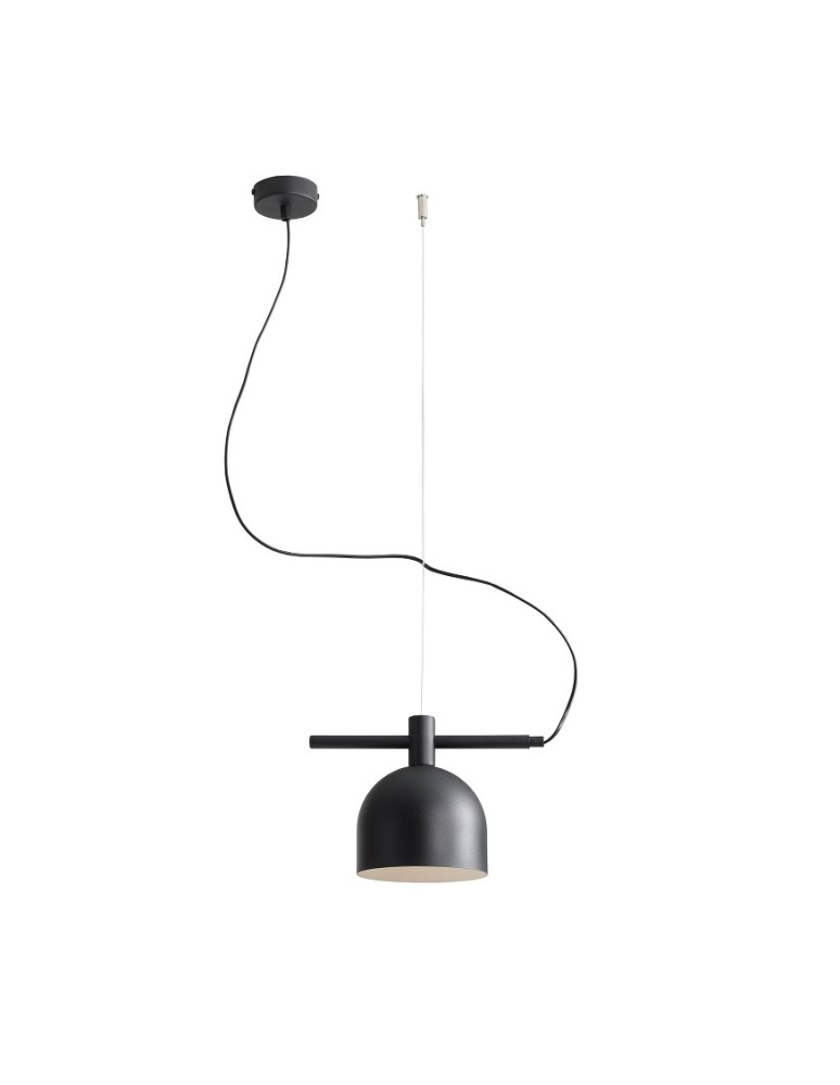 ALDEX LAMPA WISZĄCA BERYL CZARNY, 1 x  max 60W (976G1)