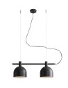 ALDEX LAMPA WISZĄCA BERYL 2 CZARNY, 2 x  max 60W (976H1)