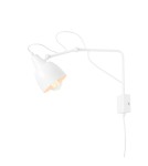 Kinkiety na wysięgniku - ALDEX KINKIET SOHO MAŁY BIAŁY, 1 x max 60 W (1002C_M) - product 1