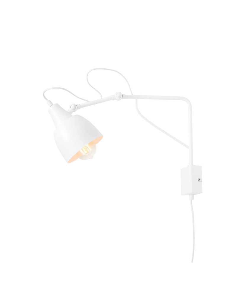 ALDEX KINKIET SOHO MAŁY BIAŁY, 1 x max 60 W (1002C_M)