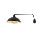 Kinkiety loftowe - industrialne - ALDEX KINKIET ESPACE CZARNY, 1 x 60W (1036C1) - product 1