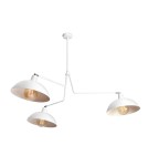 Lampy wiszące - ALDEX PLAFON ESPACE 3 BIAŁY, 3 x 60W (1036E) - product 1