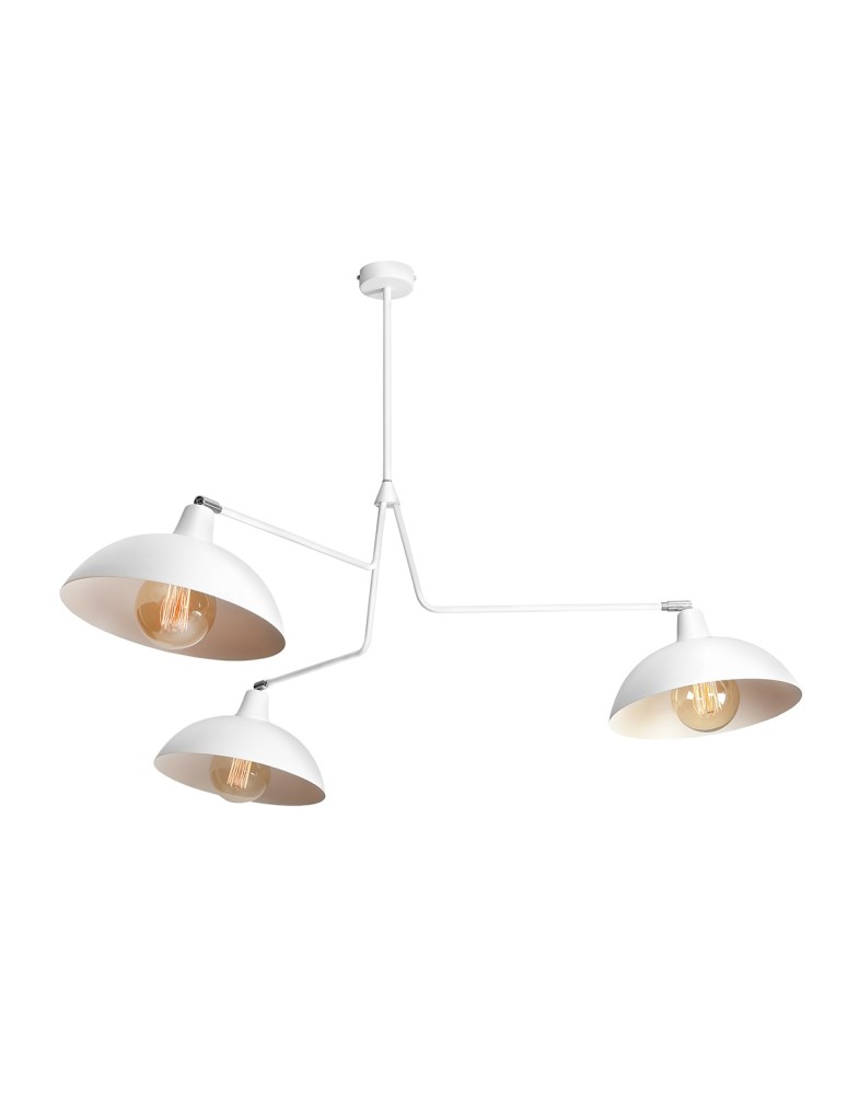 ALDEX PLAFON ESPACE 3 BIAŁY, 3 x 60W (1036E)