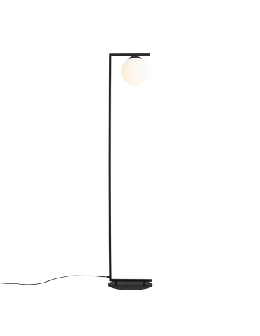 ALDEX LAMPA STOJĄCA ZAC CZARNY (klosz na dół), 1 x 60W (1038A1_1)