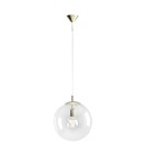 Lampy wiszące kule - ALDEX LAMPA WISZĄCA GLOBUS ZŁOTY, 1 x  max 60W (562G10) - product 1