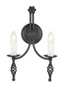Elstead Lighting Interior Kinkiet BELFRY 2x60W E14 BY2 BLACK
