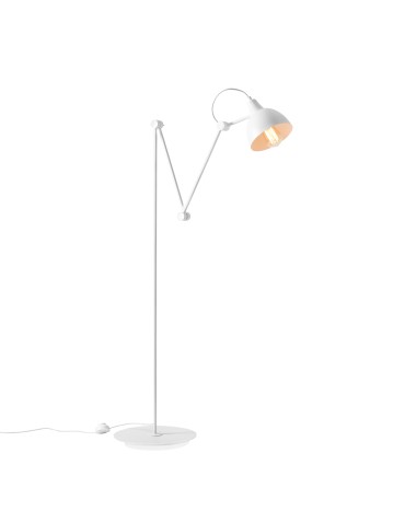 ALDEX LAMPA STOJĄCA AIDA BIAŁY, 1 x  max 60W (814A)