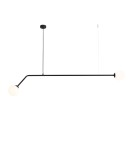 Lampy wiszące kule - ALDEX LAMPA WISZĄCA PURE CZARNY, 2 x 40W (1064H1) - product 1