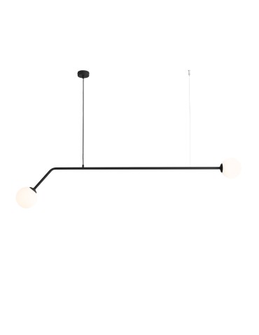 ALDEX LAMPA WISZĄCA PURE CZARNY, 2 x 40W (1064H1)