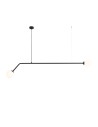 ALDEX LAMPA WISZĄCA PURE CZARNY, 2 x 40W (1064H1)