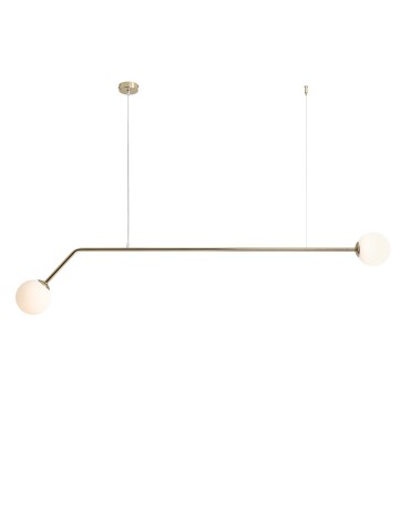 ALDEX LAMPA WISZĄCA PURE ZŁOTY, 2 x 40W (1064H30)