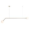 ALDEX LAMPA WISZĄCA PURE ZŁOTY, 2 x 40W (1064H30)