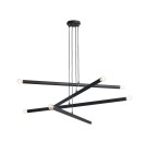 Lampy wiszące rurki - ALDEX LAMPA WISZĄCA TUBO 8 CZARNY, 8 x max 40W (1072P1) - product 1