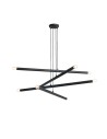 ALDEX LAMPA WISZĄCA TUBO 8 CZARNY, 8 x max 40W (1072P1)