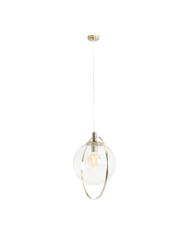 ALDEX LAMPA WISZĄCA AURA ZŁOTY TRANSPARENT, 1 x 60W (1065G30)