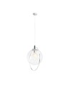 ALDEX LAMPA WISZĄCA AURA CHROM TRANSPARENT, 1 x 60W (1065G4)
