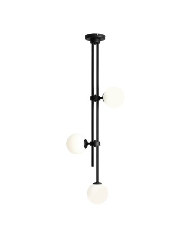 ALDEX PLAFON HARMONY 3 CZARNY, 3 x 40W (1073PL_E1)