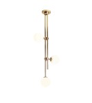 Lampy wiszące kule - ALDEX PLAFON HARMONY 3 ZŁOTY, 3 x 40W (1073PL_E30) - product 1