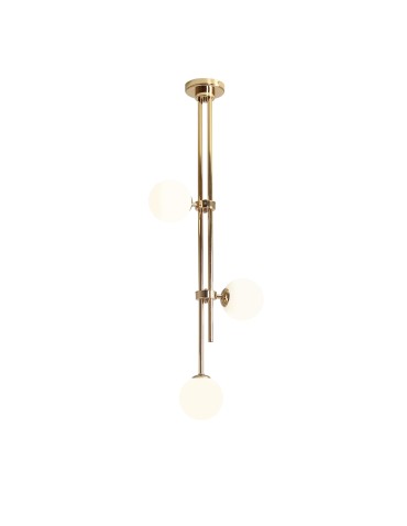 ALDEX PLAFON HARMONY 3 ZŁOTY, 3 x 40W (1073PL_E30)