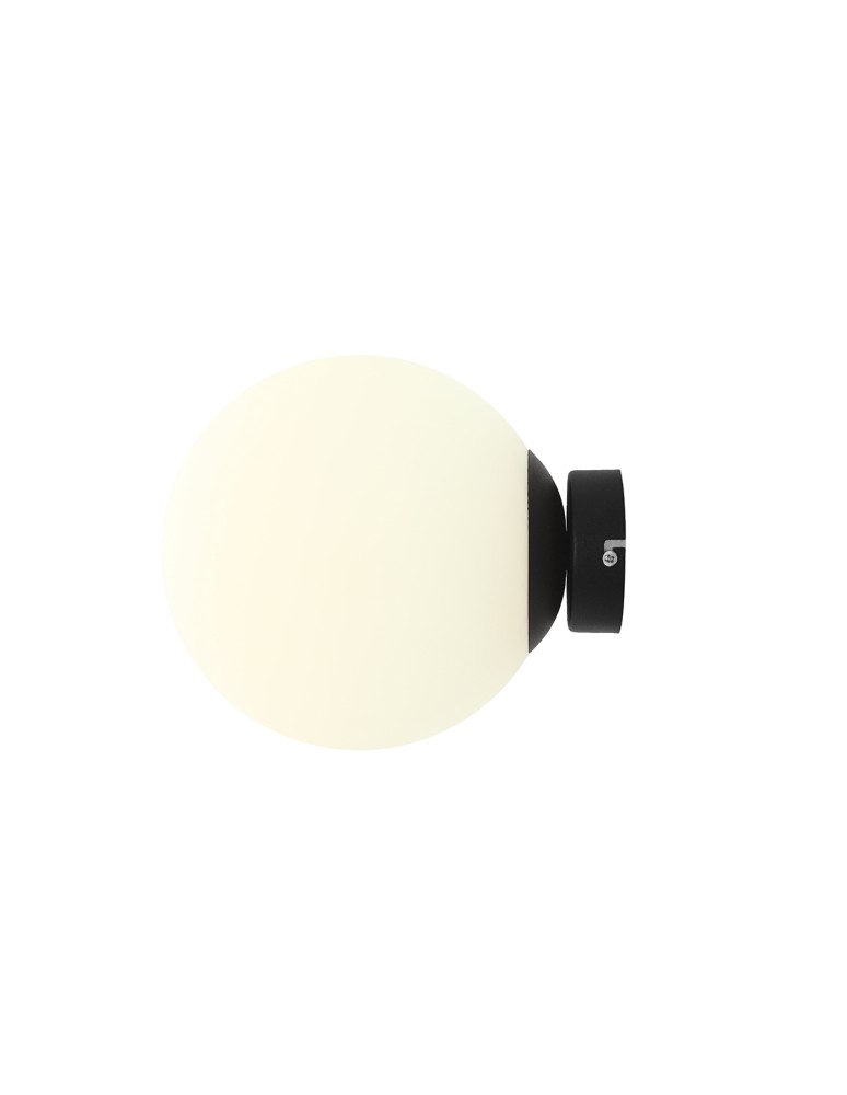 ALDEX KINKIET BALL CZARNY M, 1 x max 60W (1076C1_M)