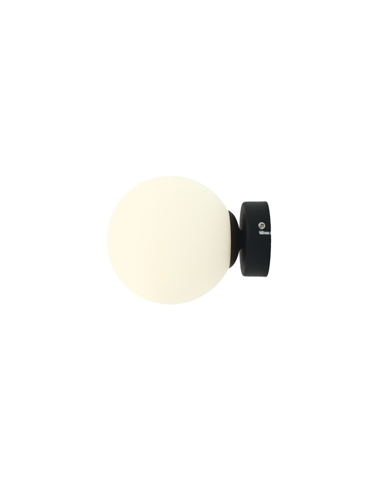 ALDEX KINKIET BALL CZARNY S, 1 x max 40W (1076C1_S)