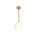 Lampy wiszące kule - ALDEX PLAFON PINNE SHORT ZŁOTY, 1 x max 40W (1080PL_G30_S) - product 1