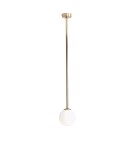 Lampy wiszące kule - ALDEX PLAFON PINNE LONG ZŁOTY, 1 x max 40W (1080PL_G30_L) - product 1