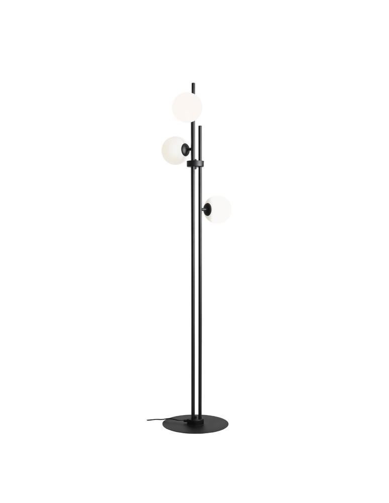 ALDEX LAMPA STOJĄCA HARMONY CZARNY, 3 x 40W (1073A1)
