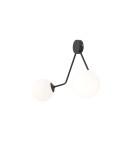 Kinkiety - ALDEX KINKIET HOLM 2 CZARNY, 2 x max 40W (1082D1) - product 1