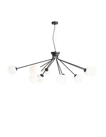 ALDEX LAMPA WISZĄCA HOLM 10 CZARNY, 10 x max 40W (1082M1)
