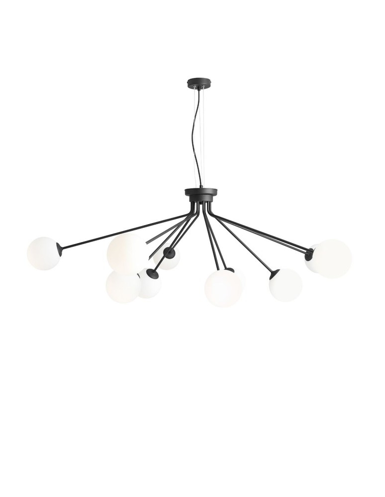 ALDEX LAMPA WISZĄCA HOLM 10 CZARNY, 10 x max 40W (1082M1)