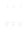 ALDEX LAMPA WISZĄCĄ BERYL GLASS 3 BIAŁY, 3 x max 40W (1006E)
