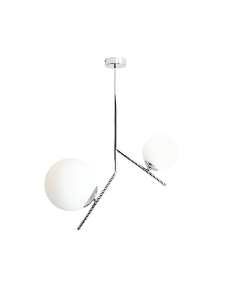 ALDEX PLAFON GALLIA 2 CHROM, 1 x max 40W / 1 x max 60W (1095PL_H4)
