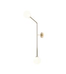 Kinkiety - ALDEX KINKIET PURE ZŁOTY PIONOWY, 2 x 40W (1064D30_2) - product 1