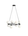 ALDEX LAMPA WISZĄCA KRONE 8 CZARNY, 8 x max 40W (1085P1)