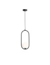 ALDEX LAMPA WISZĄCA RIVA CZARNY, 1 x max 40W (1086G1)