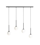 Lampy wiszące kule - ALDEX LAMPA WISZĄCA BOSSO 4 CZARNY, 4 x max 40W (1087L1) - product 1