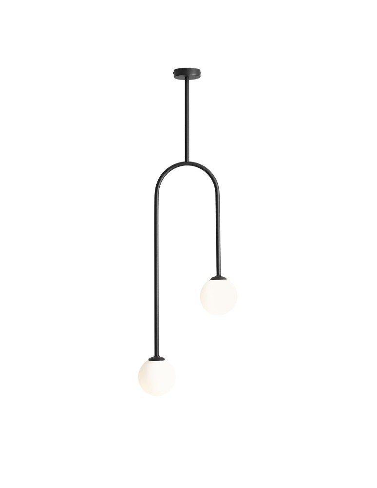 ALDEX PLAFON NAVE 2 CZARNY, 2 x max 40W (1088PL_H1)