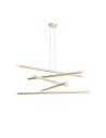 ALDEX LAMPA WISZĄCA TUBO 10 BRASS, 10 x max 40W (1072M40)