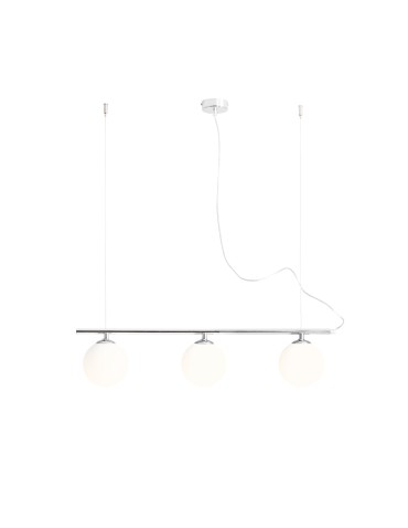 ALDEX LAMPA WISZĄCĄ BERYL GLASS 3 CHROM, 3 x max 40W (1006E_4)