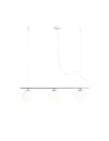 ALDEX LAMPA WISZĄCĄ BERYL GLASS 3 CHROM, 3 x max 40W (1006E_4)