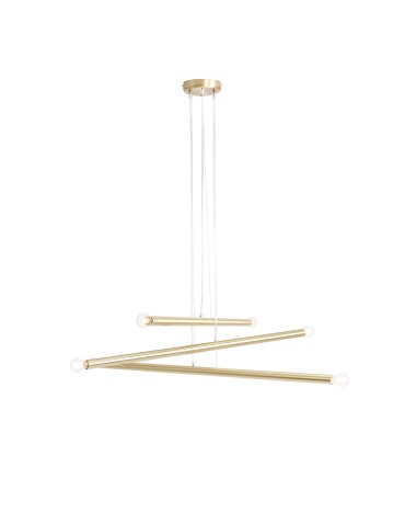ALDEX LAMPA WISZĄCA TUBO 6 BRASS, 6 x max 40W (1072K40)
