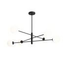 Lampy wiszące kule - ALDEX PLAFON HOMME 6 CZARNY, 6 x max 60W (1090PL_K1) - product 1