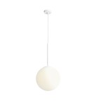 Lampy wiszące kule - ALDEX LAMPA WISZĄCA BOSSO MEDIUM 30 BIAŁY, 1x 60W (1087G) - product 1