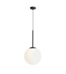 Lampy wiszące kule - ALDEX LAMPA WISZĄCA BOSSO MEDIUM 30 CZARNY, 1x 60W (1087G1) - product 1