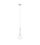 Lampy wiszące kule - ALDEX LAMPA WISZĄCA BOSSO MINI 14 ZŁOTY, 1x 40W (1087XXS30) - product 1