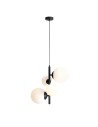 ALDEX LAMPA WISZĄCA BLOOM 4 CZARNY, 2 x 40W / 2 x 60W (1091L1)