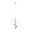 Lampy wiszące kule - ALDEX LAMPA WISZĄCA BLOOM 4 CHROM, 2 x 40W / 2 x 60W (1091L4) - product 1