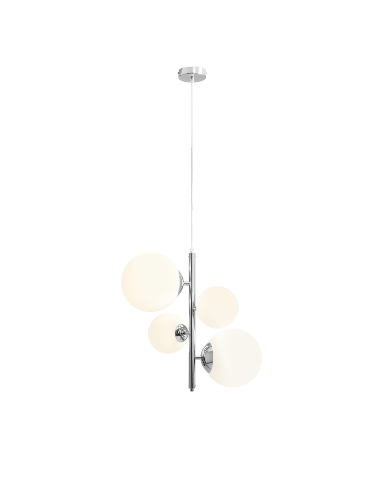 ALDEX LAMPA WISZĄCA BLOOM 4 CHROM, 2 x 40W / 2 x 60W (1091L4)