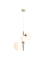 ALDEX LAMPA WISZĄCA BLOOM 4 ZŁOTY, 2 x 40W / 2 x 60W (1091L30)